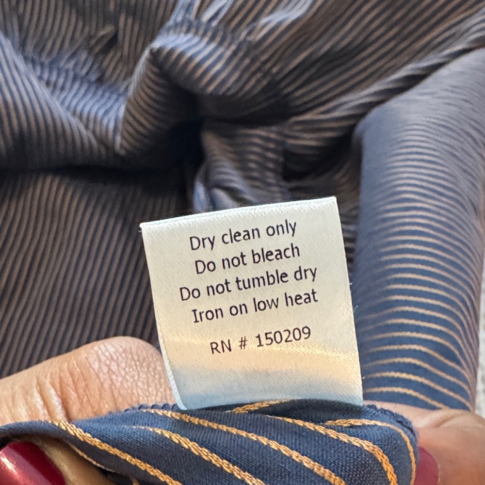 LA LIGNE Gitane Ruched Striped Cotton-Blend Dress size medium w/ pockets - Picture 12 of 12